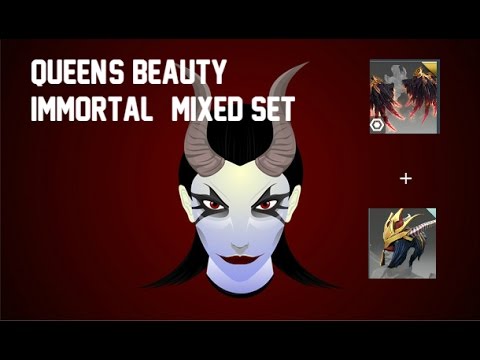 Dota 2 Queen of Pain Immortal + Mixed Set