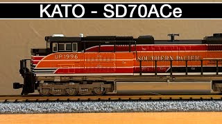 🔴 KATO - SD70ASe - Southern Pacific Daylight / Union Pacific Heritage Unit #1996 Unboxing and Review
