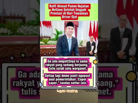 Raffi Ahmad Receives Netizen Insults After Uploading His Achievements #raffiahmad #shortsvideo