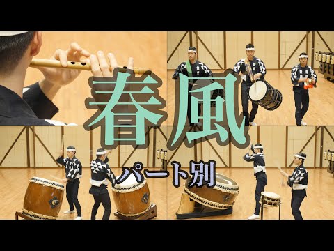春風 Shunpuu（パート別）／鼓童提供楽曲01