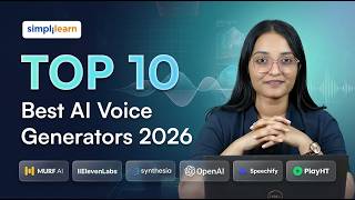 Top 10 Best AI Voice Generators 2026 | Best AI Voice Generators You Should Try In 2026 | Simplilearn