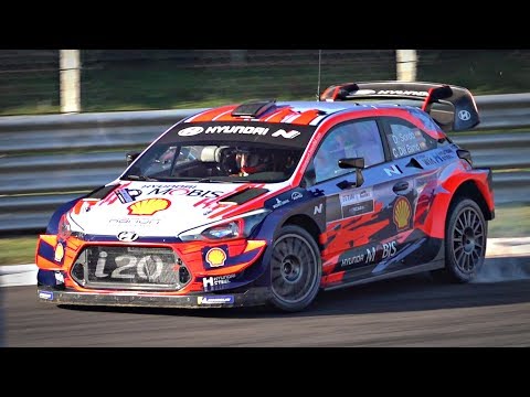 Monza Rally MASTER SHOW 2019 | Sordo, Neuville, Mikkelsen, Breen DONUTS, JUMPS |Hyundai i20 WRC Plus
