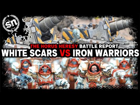 White Scars vs Iron Warriors - The Horus Heresy (Battle Report)