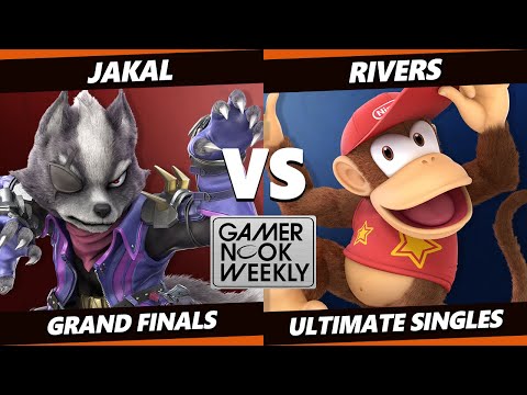 GNW 12 GRAND FINALS - Rivers (Diddy Kong) Vs. Jakal (Wolf) Smash Ultimate - SSBU