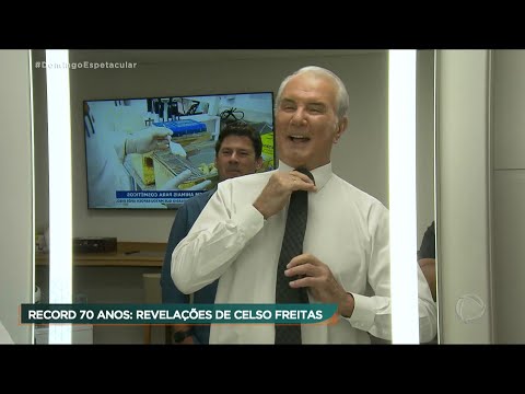 ‘Record 70 anos’: Celso Freitas revela os bastidores e segredos da carreira - TV RECORD EUROPA