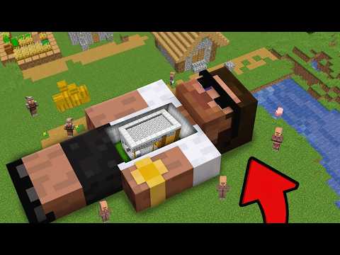I Become HUGE and ATE My Minecraft House!