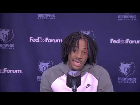 MEMvLAC: Ja Morant Postgame Locker Room Interview | NBA Season 2020-21