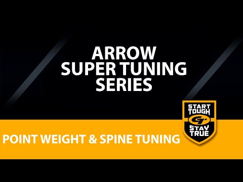 Adjusting Point Weight & Spine to Tune your Arrows Part 10/11