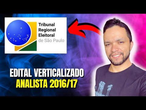 EDITAL VERTICALIZADO TRE SÃO PAULO 2016/2017 - ANALISTA
