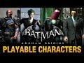 Batman: Arkham Origins - Playable Characters Mod (Free Roam)
