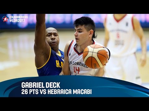 Gabriel Deck 26 PTS vs Hebraica Macabi - Semifinal #2 - DIRECTV Liga de las Americas 2017