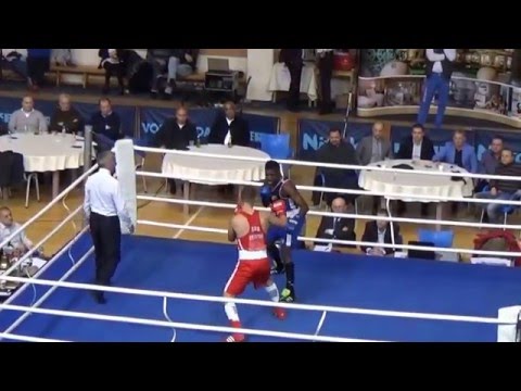Boxing -Zlatna rukavica 2015 - finale 75kg Aleksandar Drenovak (Srbija)- Damian B. Biacho