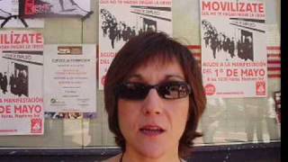 Concentración en la oficina del INEM de Collado Villalba