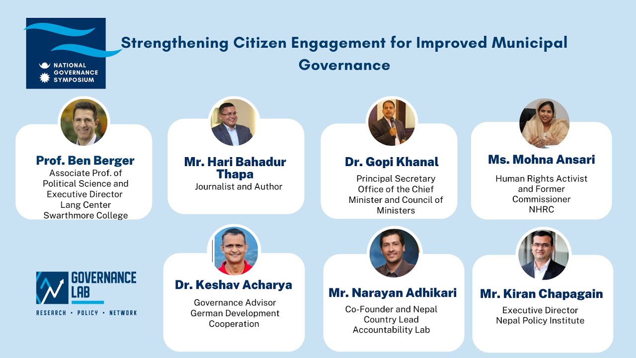 Strengthening Citizen Engagement for Improved Municipal Governance