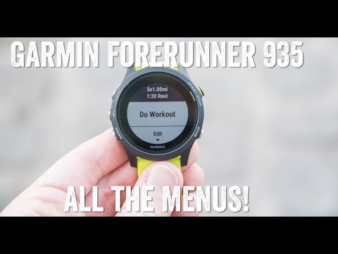 GARMIN FORERUNNER 935 - MENU DEEP-DIVE!