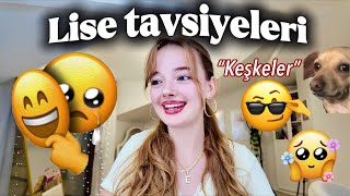 LİSE TAVSİYELERİ|| lisenin ilk günü ne  yapmalıyız,keşkeler,iyikiler…