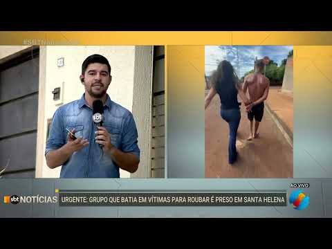 Grupo que agredia vítimas para roubar é preso em Santa Helena de Goiás