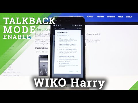 How to Activate TalkBack on WIKO Harry – Enable TalkBack