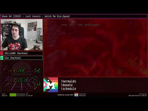 Fundraise Arcade 2024 - Doom 64 (2020) Lost Levels Watch Me Die-Speed run