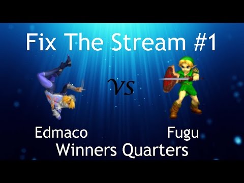 Fix The Melee Stream #1 - Edmaco (Sheik) vs Fugu (Young Link, Link) - Winners Quarters