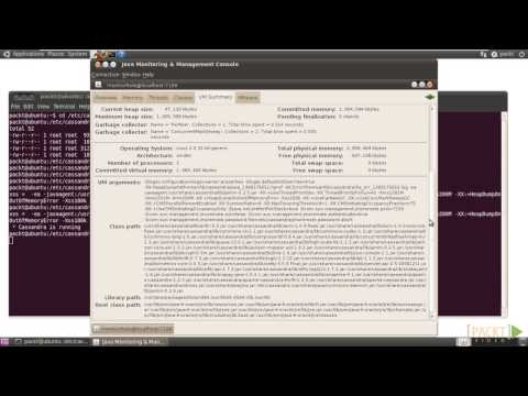 Cassandra Administration Tutorial The GUI Monitoring Tool JConsole | packtpub com