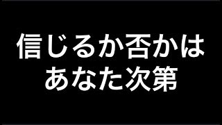 信じるか否かはあなた次第。