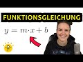 LINEARE FUNKTION Funktionsgleichung Bestimmen Lineare Funktionen Aufstellen