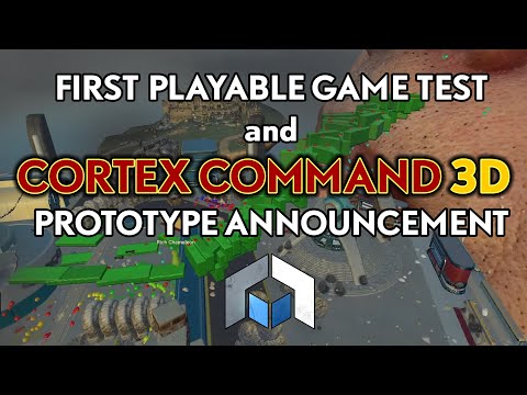 Atomontage Playable Game Test and Cortex Command 3D Prototype Announcement