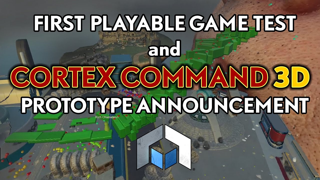 First Playable Game Test and Cortex Command 3D Prototype Project ...