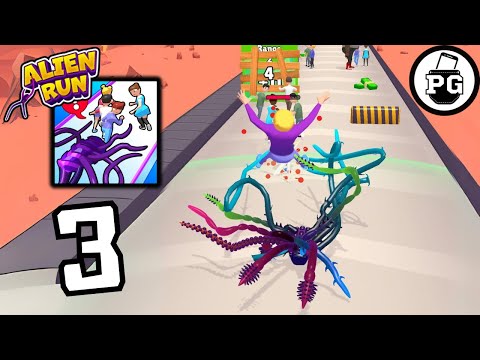 Huge Upgrades Of Alien 🛸 Alien Run - Tentacle Attack - Gameplay Walkthrough |Part 3|