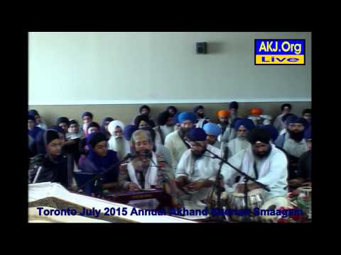 070 Toronto July 2015 Smaagam - Thursday Morning - B. Gurpreet Kaur Jee CA