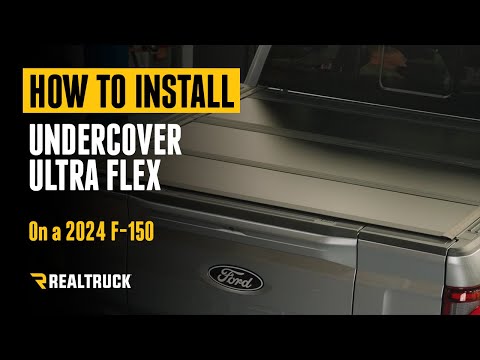 How to Install RealTruck UnderCover Ultra Flex Hard Folding Tonneau Cover on a 2024 Ford F-150