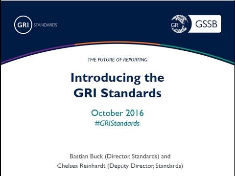 Introducing the GRI Standards
