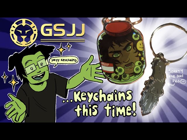 Turning My Art Into Keychains With GSJJ! (timelapse+review)