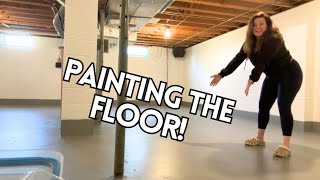 Basement Reptile Room // Painting the Floors! (Update 2)