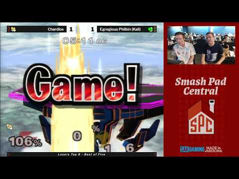 SPC 162 SSBM Losers Top 8 - Chardlos (Fox) vs Egregious Philbin (Yoshi)