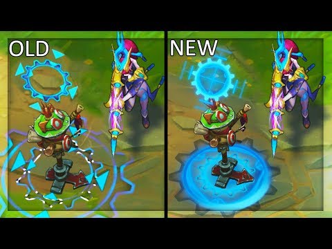 All Caitlyn Skins OLD and NEW Visual Effects (VFX) Update 2019 - League of Legends