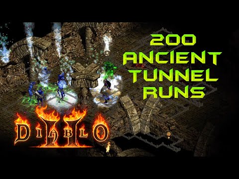 Diablo 2 - 200 Ancient Tunnel Runs, Drop Highlights, Plugy Sweet Phil