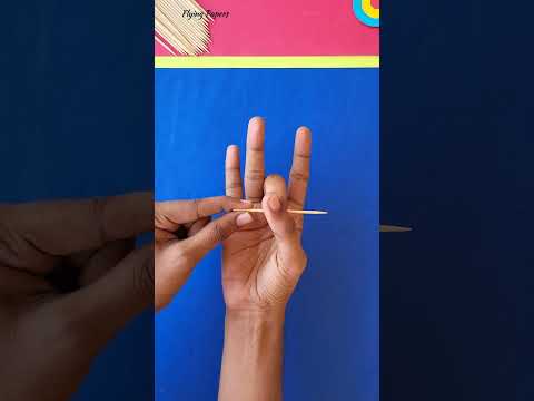 how to throw a toothpick , New toothpick throwing trick