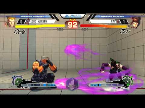 NuckleDu (Decapre, Guile) vs AI AI (Juri) - EVO 2015 USF4 - 720p/60fps