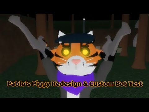Pablo's Piggy Redesign & Custom Bot Test - Tigry Jumpscare (Game created by: @OfficialPablo_TS2Videos)