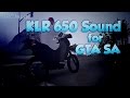 KLR 650 Sound Mod para GTA San Andreas vídeo 1