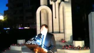 Armenian MP Vartkes Mahdessian's speech at the 97th anniversary commemoration in Cyprus