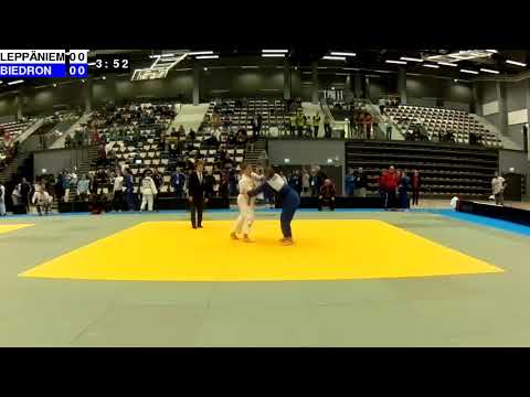 Finnish Judo Open 2018: W21-70: LEPPÄNIEMI - BIEDRON