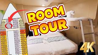 Carnival Breeze Cabin 2214 Room Tour | Interior Cabin on Deck 2 (Forward)