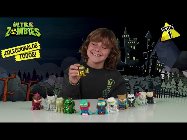 Vídeo relacionado con Triciclo Editores Ultrazombies Alfredo| Muñecos Zombies Serie de Youtube | Figuras Coleccionables de Zombies | 2 Brillan en la Oscuridad y 2 Metalizados | para Niños y coleccionistas| Halloween