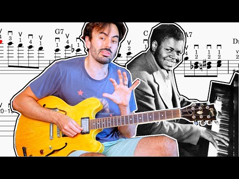 Double Stops and Bebop - Oscar Peterson Guitar Lesson