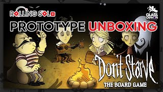 Don't Starve: The Board Game | Kickstarter Preview | Prototype Unboxing