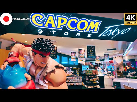 CAPCOM Flagship Store Tokyo FULL Tour | Resident Evil, Monster Hunter, Street Fighter & More [4K]