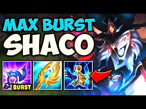 I TRIED A NEW SHACO BUILD!! (MAXIMUM BURST DAMAGE) | Pink Ward Shaco